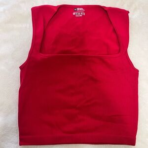 Red Sleeveless Women's Top